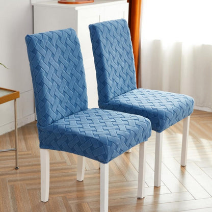 Woven Guard Dining Chair Covers - Stretchable Jacquard, Easy Care