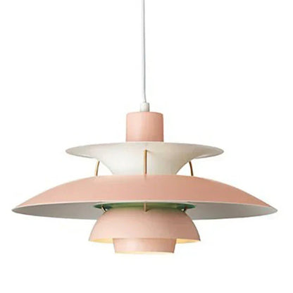 Adjustable Cord Pendant Light with Metal Shade – Modern Drop Ceiling Fixture for Kitchen & Dining Room