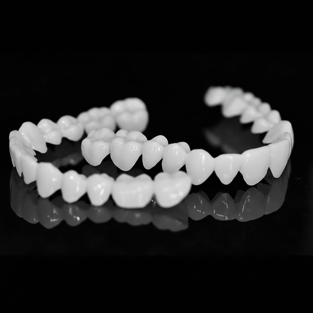 Temporary Cosmetic Dental Veneers for Instant Smile Enhancement – Reusable Snap-On Teeth Cover for Photos, Events & Daily Confidence Boost