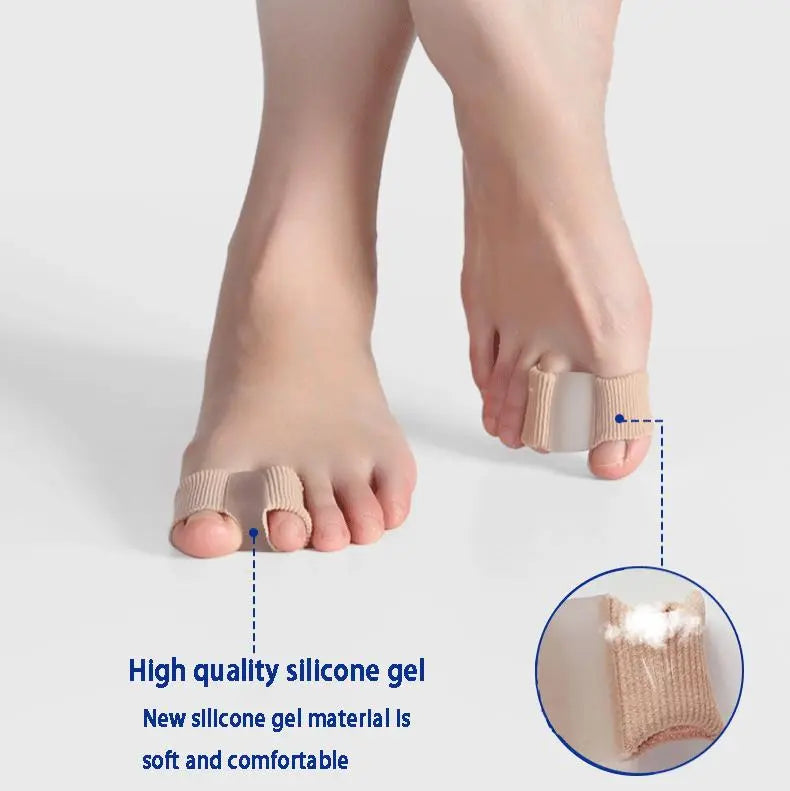 Soft Silicone Toe Spacers for Bunion Relief & Overlap Correction – Comfortable Alignment Pads for Walking, Running & Recovery