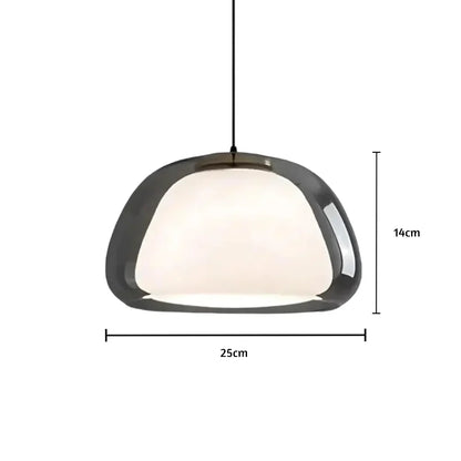 Glass Globe Ceiling Light 10-Inch Adjustable Height for Island Counter Dining Kitchen Spaces Ambient Lighting Multi-Fixture Compatible