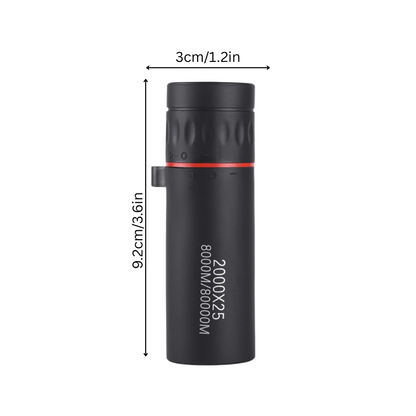 ZoomXpert | High-Powered Telescope with 2000x25 Magnification | Compact Design for Outdoor Adventures