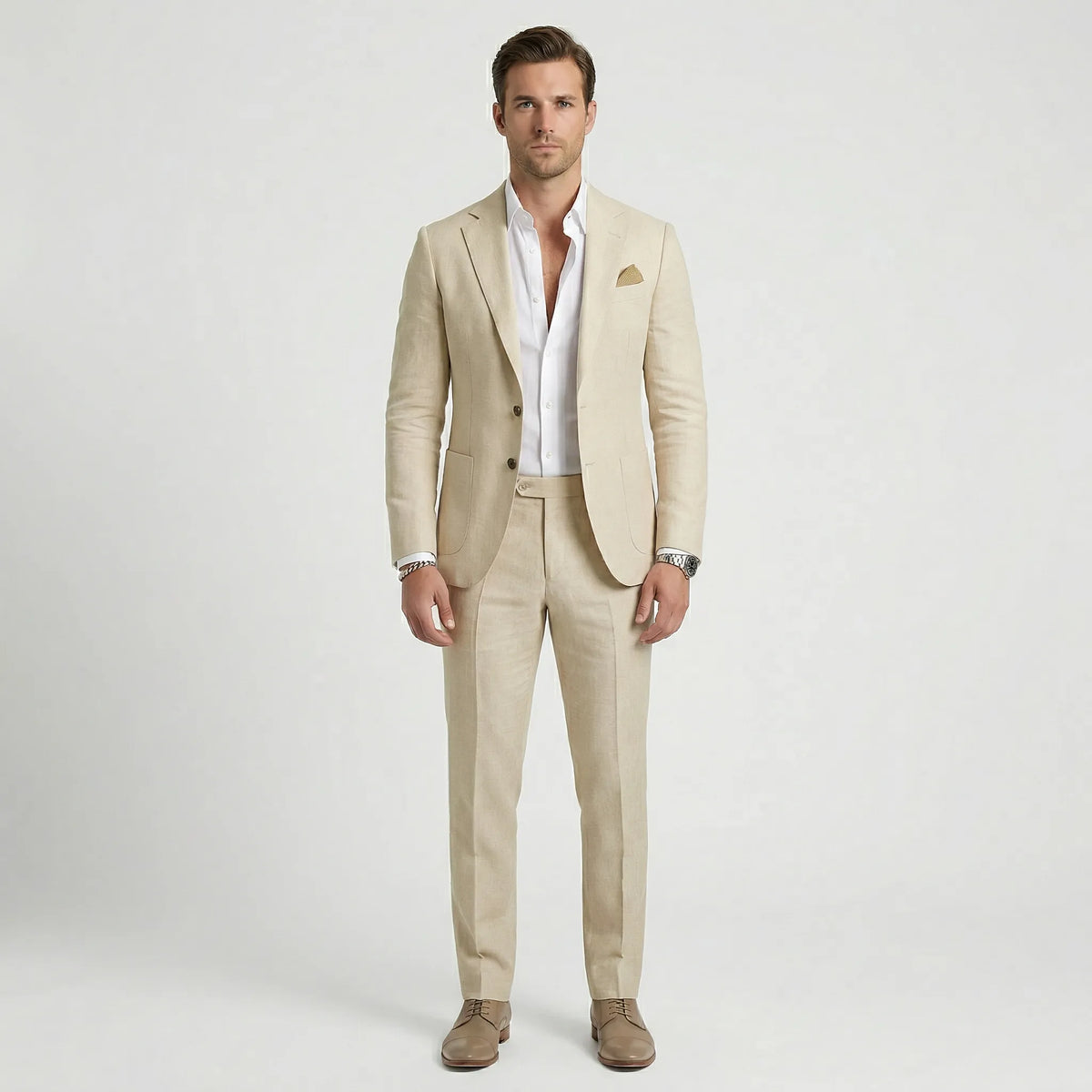 Two-Piece Suit for Men | Slim Fit Jacket & Pants Set for Business & Formal Events | Modern Tailored Design | Professional Office Attire