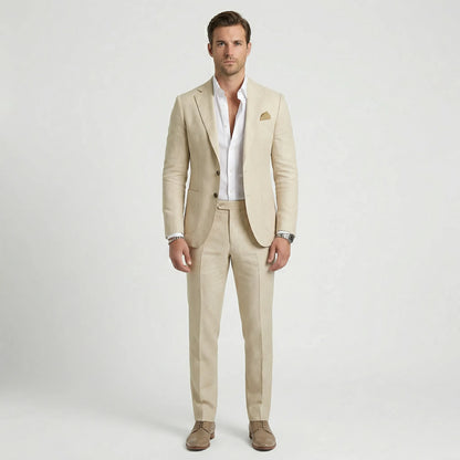 Two-Piece Suit for Men | Slim Fit Jacket & Pants Set for Business & Formal Events | Modern Tailored Design | Professional Office Attire
