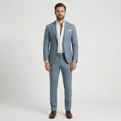 Two-Piece Suit for Men | Slim Fit Jacket & Pants Set for Business & Formal Events | Modern Tailored Design | Professional Office Attire