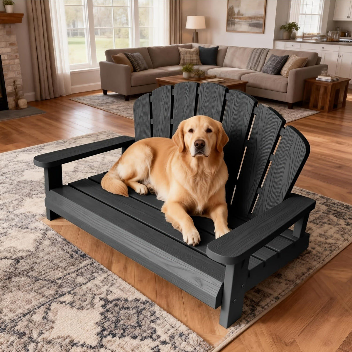 Spacious Resin Dog Bed Suitable for Both Indoor And Outdoor Use, Easy to Maintain As It Doesn'T Conceal Dirt