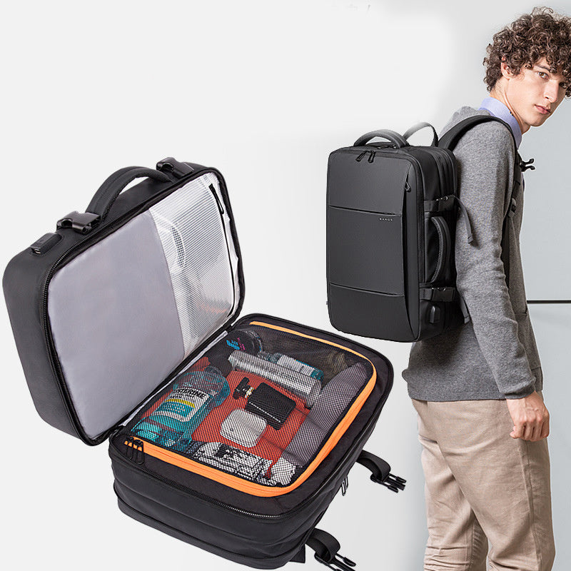 Professional Laptop Backpack with USB Charging Port for Work, School & Travel - Water-Resistant Commuter Daypack for Men & Women