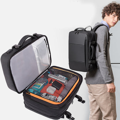 Professional Laptop Backpack with USB Charging Port for Work, School & Travel - Water-Resistant Commuter Daypack for Men & Women
