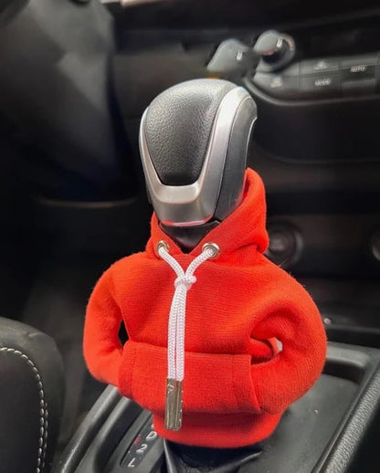 Mini Hoodie Gear Shift Cover – Playful Car Interior Accessory for Manual & Automatic Vehicles