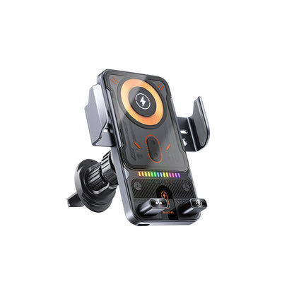 Smartphone Car Mount with Wireless Charging Capability