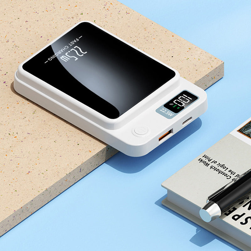 20000mAh Portable Charger with Wireless Charging Pad & Fast Charge – 3-Device Power Bank for iPhone, Samsung & Tablets