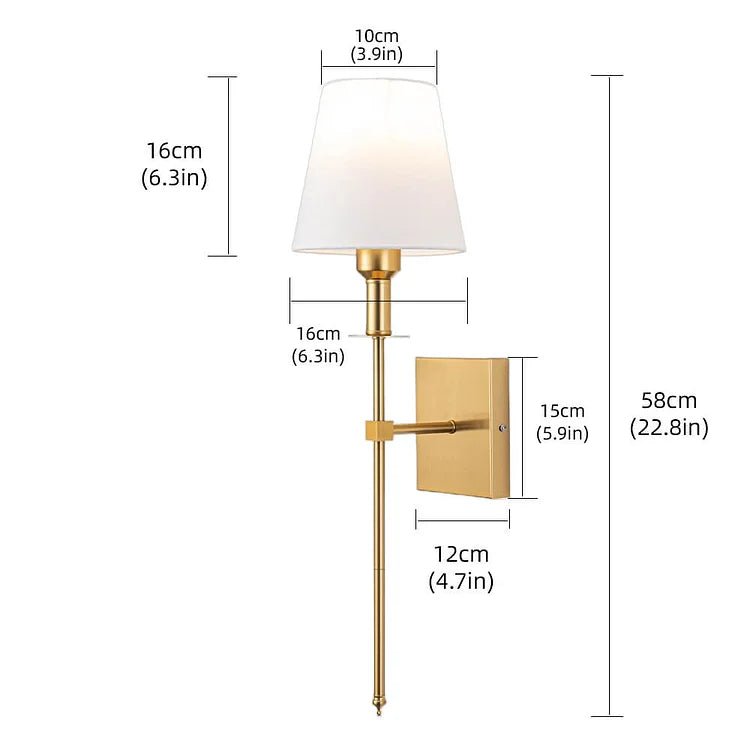 Rechargeable Sconce Pair 6.3 in × 23 in Battery-Operated Fixture Indoor Outdoor Hallway Bedroom Patio Balcony Garden Entryway Accent Lightin