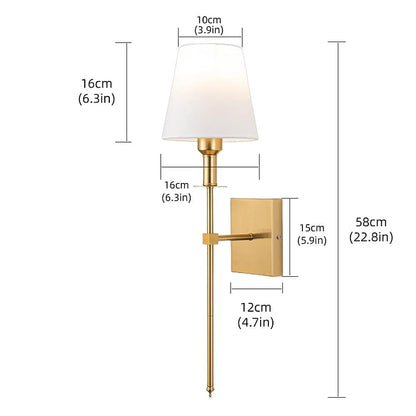 Rechargeable Sconce Pair 6.3 in × 23 in Battery-Operated Fixture Indoor Outdoor Hallway Bedroom Patio Balcony Garden Entryway Accent Lightin