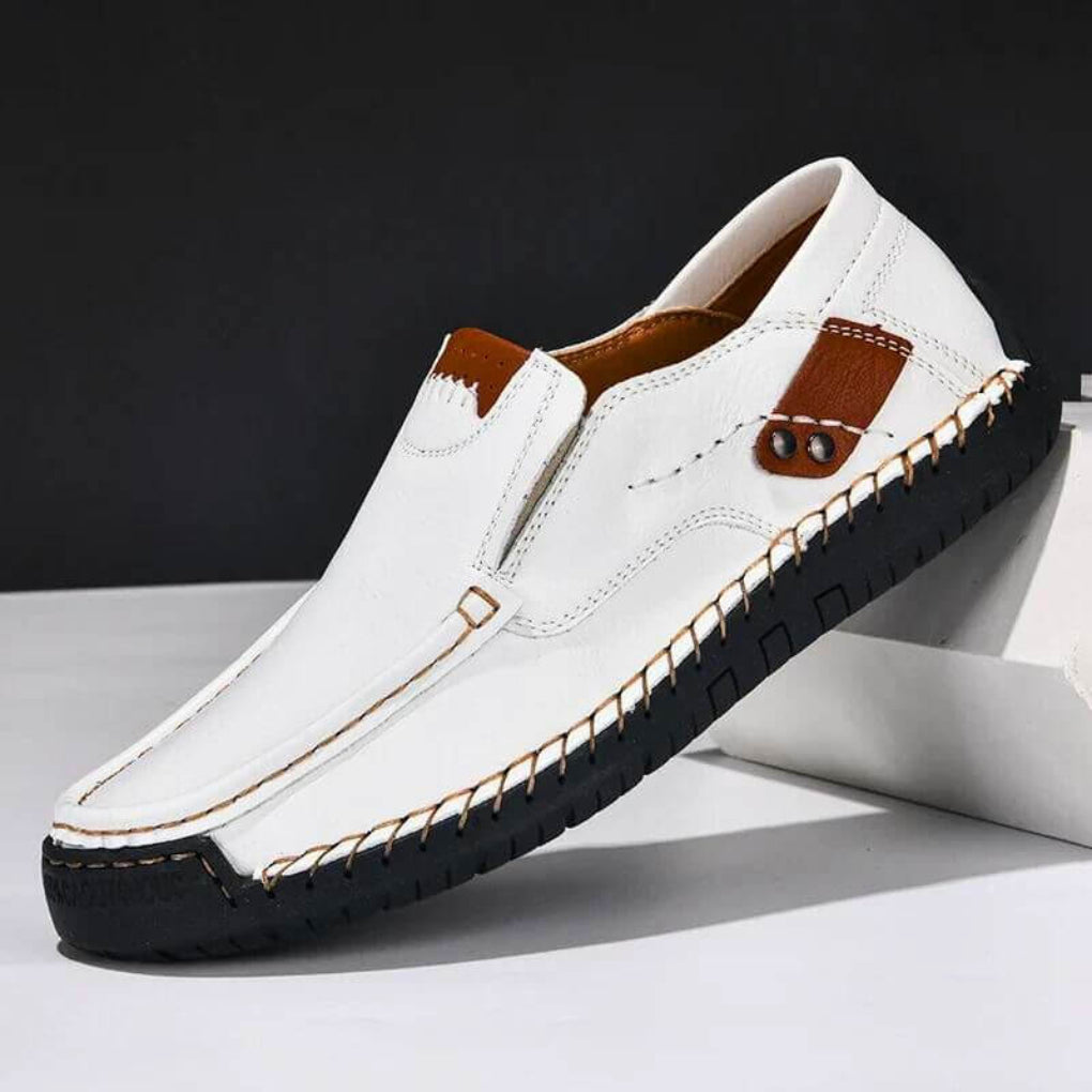 Men's Slip-On Shoes with Arch Support & Cushioned Footbed for All-Day Comfort