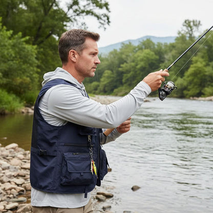 POCKETNEST – Casual Outdoor Vest with Secure Zipper Pockets