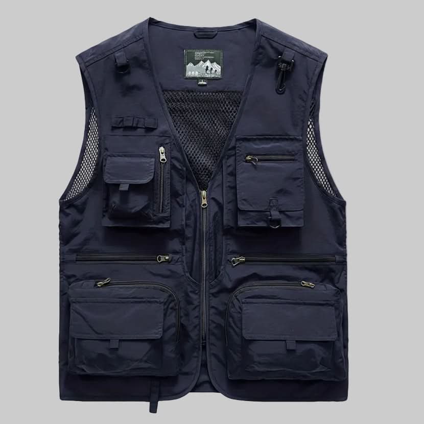 POCKETNEST – Casual Outdoor Vest with Secure Zipper Pockets