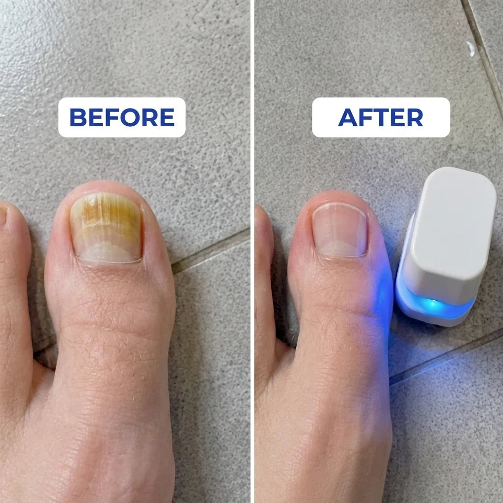 Nail Lamp Dual LED & UV Pain-Free At-Home