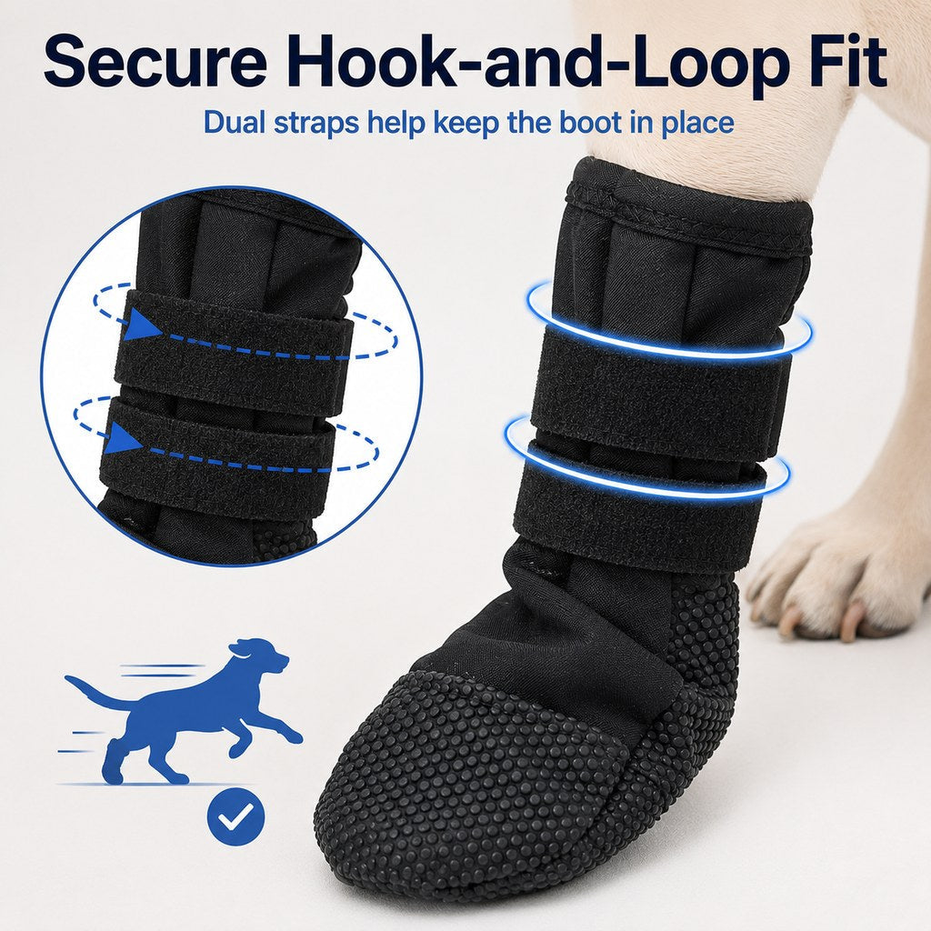 Ortekor Dog Paw Recovery Boot for Home Rest & Walks - Anti-Lick Protective Cover for Injured Paws