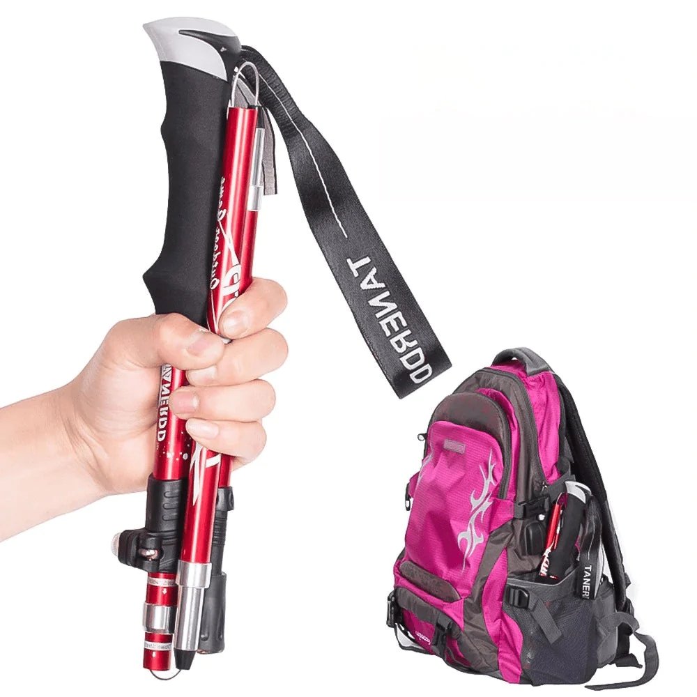 TrailBlazer | Adjustable Hiking Poles with Lightweight Aluminum Design | Foldable for Enhanced Stability and Comfort