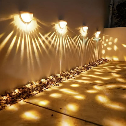 Lunaro - Solar LaceGlow Fence Wall Lights Set