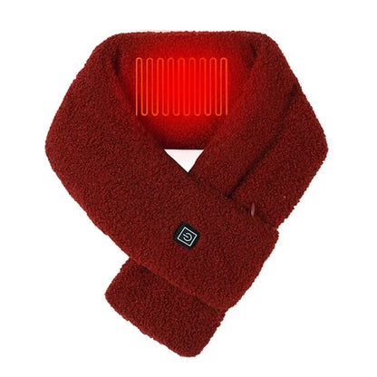 Heated Scarf Fleece USB-Powered 3 Heat Settings