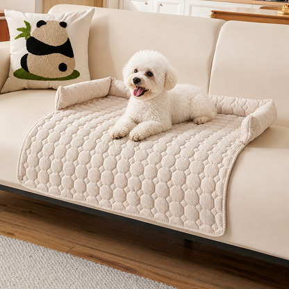 Ortekor Non-Slip & Scratch-Resistant Plush Pet Mat