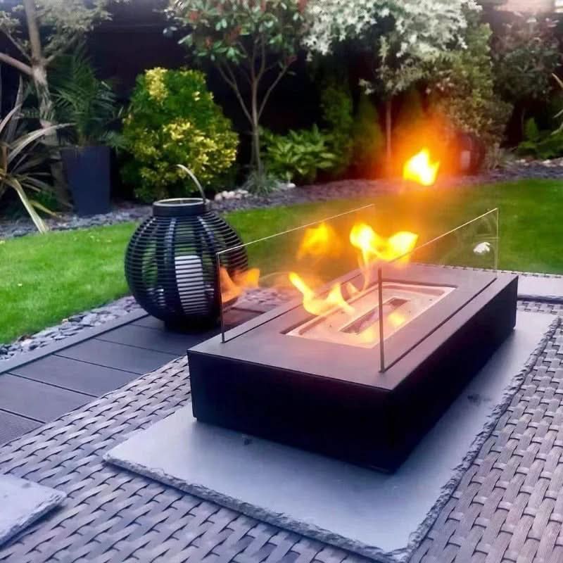 Indoor and Outdoor Smokeless Fireplace – Tabletop Bioethanol Fire Pit