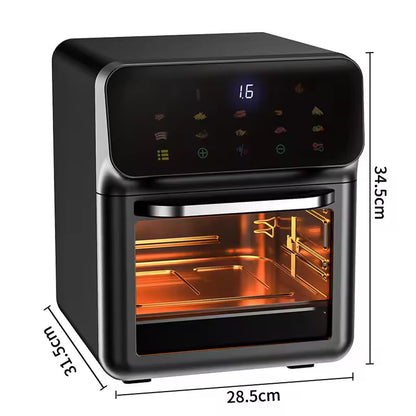 10-Quart Digital Air Fryer Oven with 18 Presets – Family-Size Countertop Cooker for Healthier Frying, Roasting & Baking