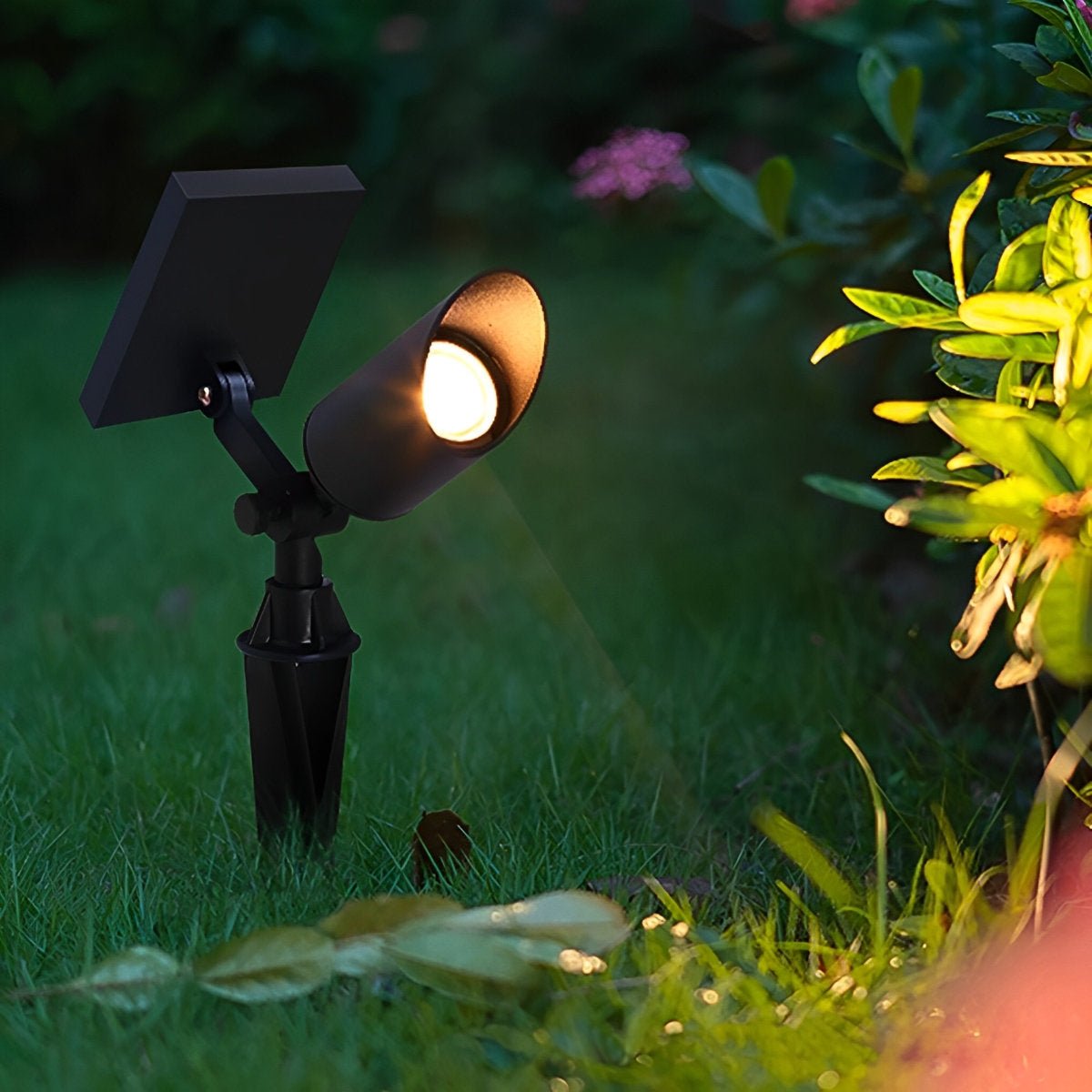 Adjustable LED Accent Light 2.4 Inch Stake Spot for Yard Tree Shrub Path Driveway Patio Weather-Resistant Aluminum Housing Warm White 3000K