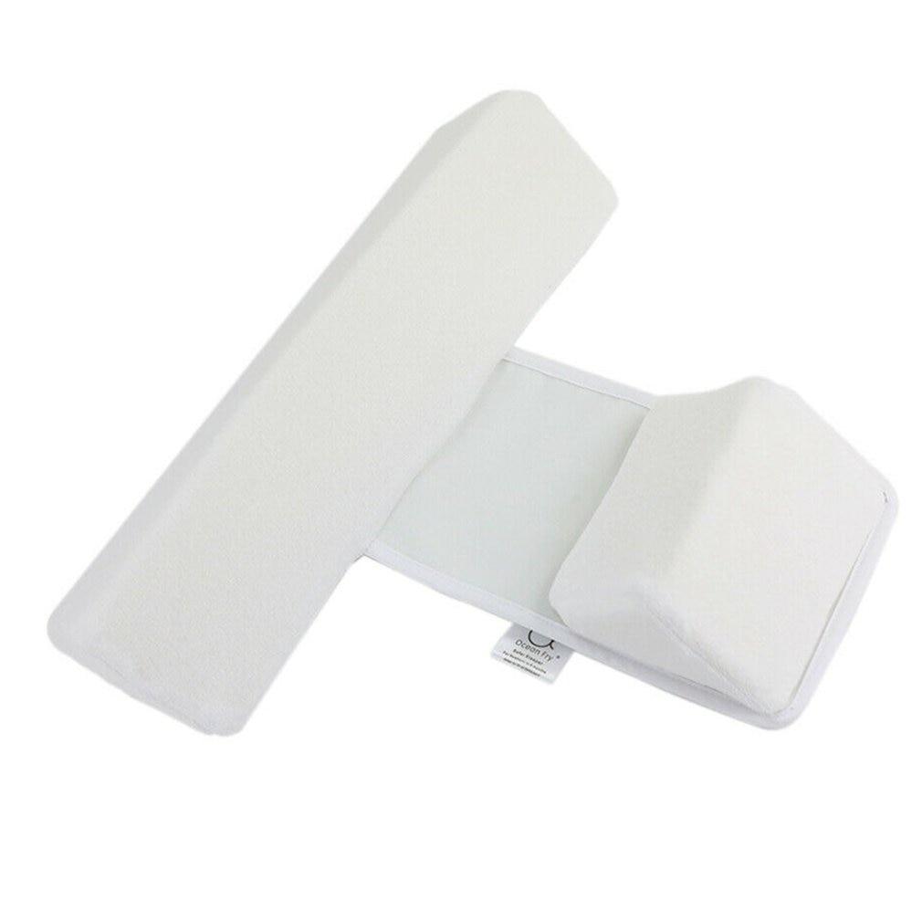 Infant Sleep Positioner Wedge for Safe Back Sleeping | Breathable Foam Body Support Cushion for Newborns | Crib Safety Bolster for Babies