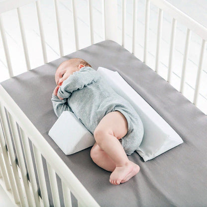 Baby Sleep Positioner Wedge Pillow for Safe Side Sleeping Infants Newborn Cushion Support Nursery Crib Bassinet Accessory 0-12 Months