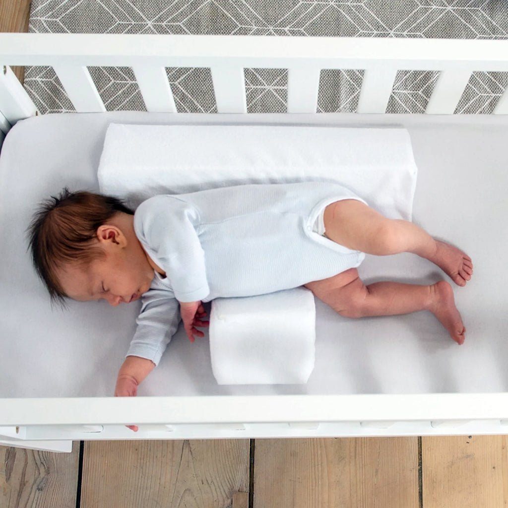 Baby Sleep Positioner Wedge Pillow for Safe Side Sleeping Infants Newborn Cushion Support Nursery Crib Bassinet Accessory 0-12 Months