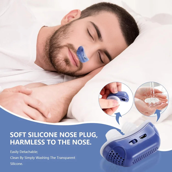 Compact Sleep Apnea Relief Device – Maskless Airway Support for Travel & Home Use | Portable Breathing Aid for Snoring & Sleep Quality