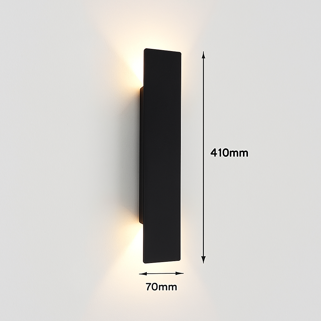 Modern Aluminum LED Wall Sconce for Hallway, Bedroom & Living Room – Up/Down Light