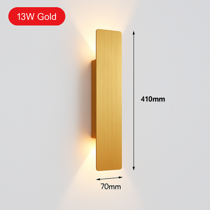 Modern Aluminum LED Wall Sconce for Hallway, Bedroom & Living Room – Up/Down Light