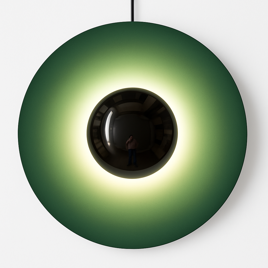 Uplight Metal Disc Wall Sconce Modern Round Circle LED Wall Lamp Painted Finish for Bedroom Living Room Entryway Dining Room
