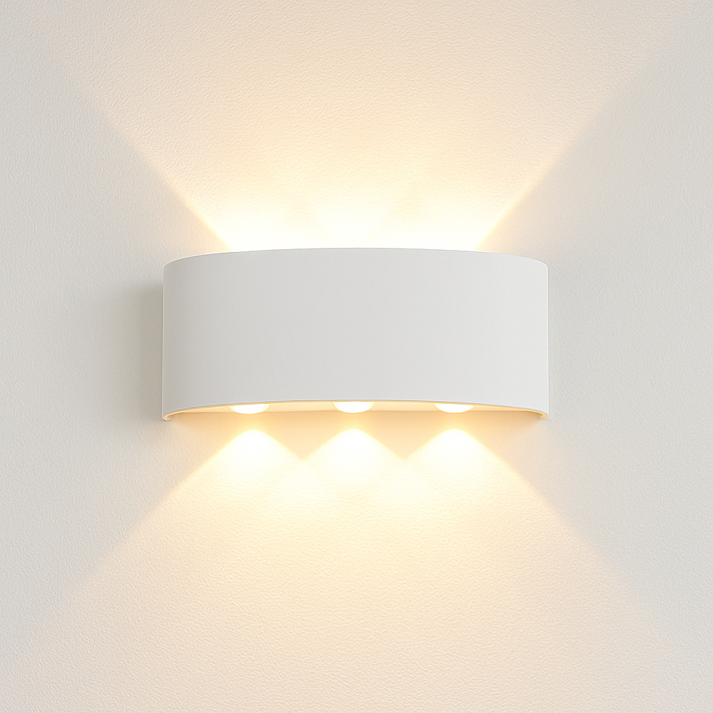 Star-Shaped LED Wall Sconce Light Modern Up Down Indoor Fixture Bedroom Hallway Kitchen