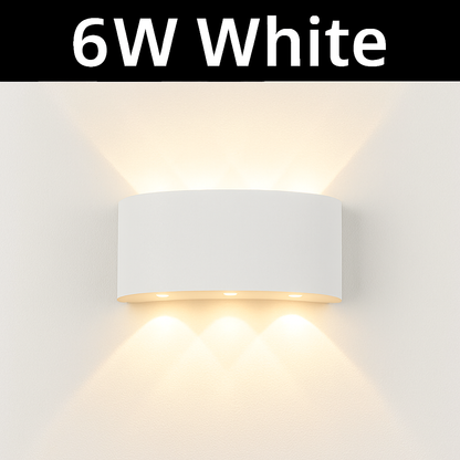 Star-Shaped LED Wall Sconce Light Modern Up Down Indoor Fixture Bedroom Hallway Kitchen