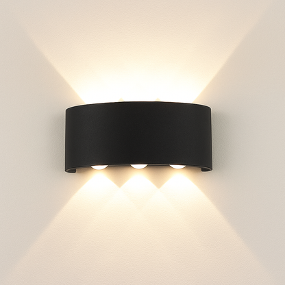 Star-Shaped LED Wall Sconce Light Modern Up Down Indoor Fixture Bedroom Hallway Kitchen