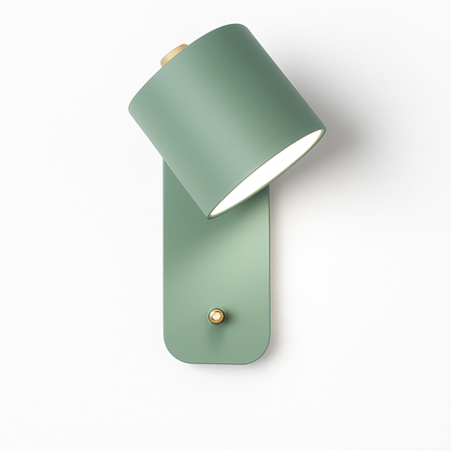 Modern Metal Wall Sconce with Up & Down Light | E27 LED Compatible | Painted Iron Fixture for Bedroom, Hallway, Living Room | Minimalist