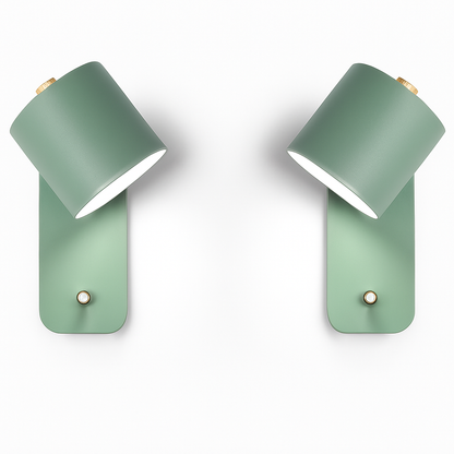 Metal Wall Sconce with Dual-Direction Glow E27 Socket Touch Control Perfect for Bedrooms Hallways and Reading Nooks Modern Minimalist Up-Dow