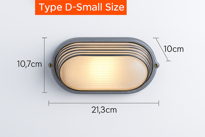 Outdoor Sconce Fixture Silver Ribbed Frosted Glass Up Down Light E27 Socket Weatherproof Porch Entryway Patio Balcony Exterior Lighting for