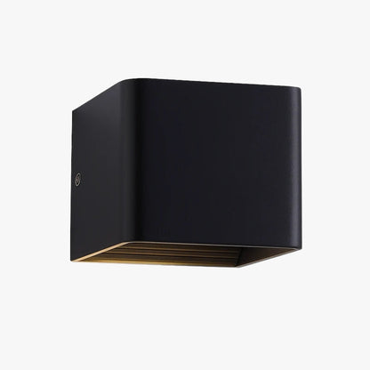 Contemporary Metal Cube LED Wall Sconce – Modern Lighting Fixture for Living Room, Bedroom, Hallway – Energy-Efficient Indoor Accent Light