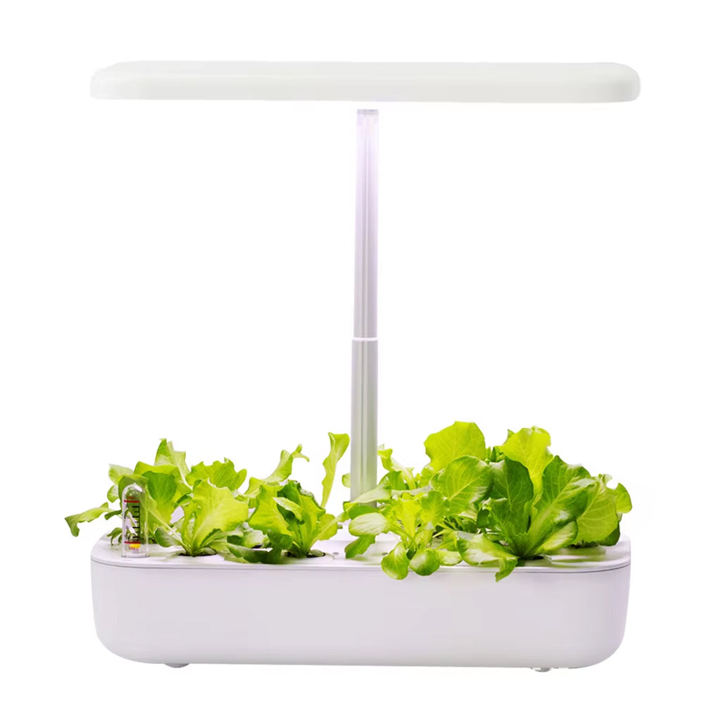 12-Pod Hydroponic Growing System with LED Grow Light for Kitchen Counter Herbs & Vegetables