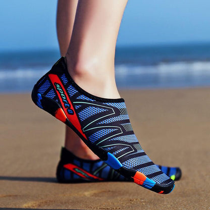 Quick-Dry Water Shoes for Swimming, Beach & Water Sports | Lightweight Aqua Socks with Drainage Holes & Anti-Slip Sole | Barefoot Wet
