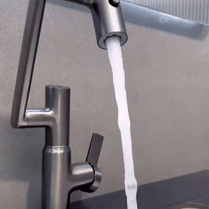 AquaTwist | 360° Kitchen Faucet with Temperature Display & Adjustable Height | Stylish Design for Modern Kitchens