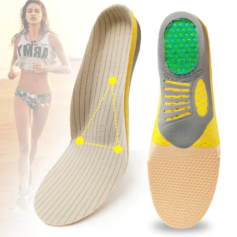 Orthopedic Gel Insoles with Arch Support for Plantar Fasciitis Relief