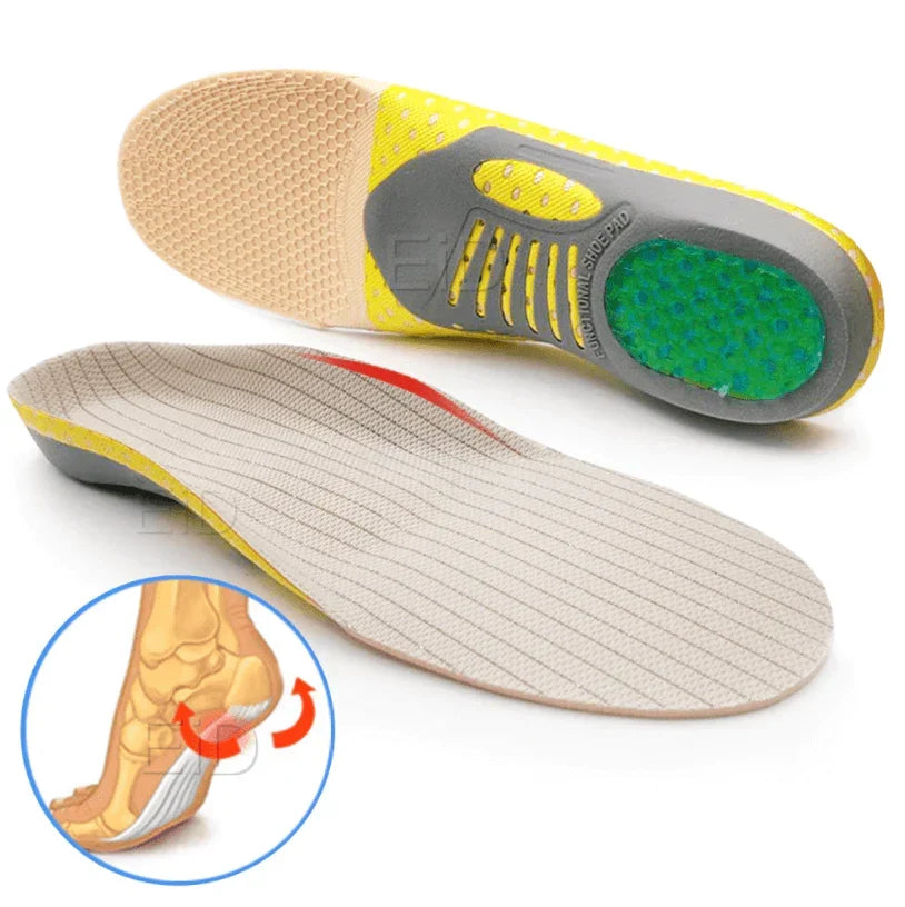 Orthopedic Gel Insoles with Arch Support for Plantar Fasciitis Relief