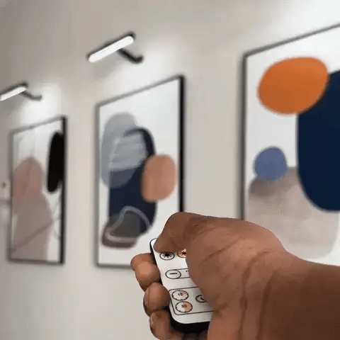 Dimmable LED Wall Light | Rechargeable Metal Design | Decorative Lighting