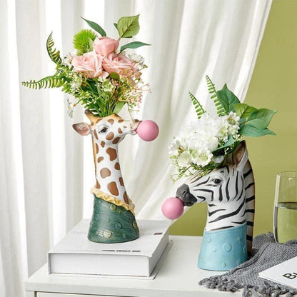 Wild Bubblegum Creature Vase